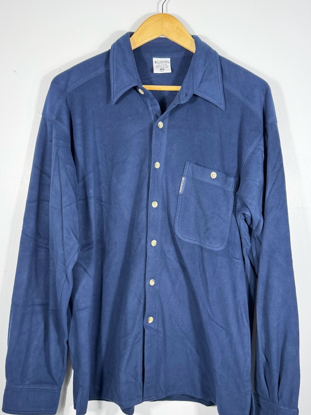 Vintage Columbia Sports Fleece button Up Shirt Jacket